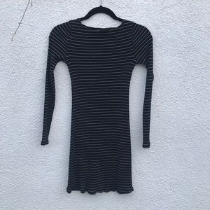Reformation Striped Longsleeve Dress